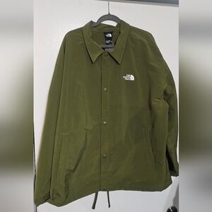 The North Face Easy Wind Coaches Jacket Olive Green Mens Size XXL NWT